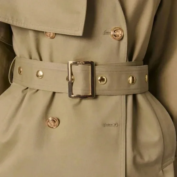 Greena Studded trench coat - Picture 2 of 9